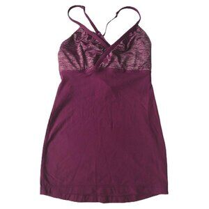 Lululemon Women Thin Strap Tank Top Yoga Purple 4